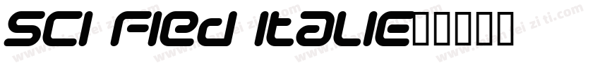 Sci Fied Italic字体转换